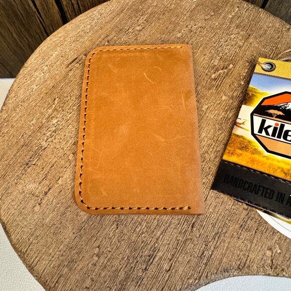 Genuine Leather Wallet Made in Africa Leather Card Holder Minimalist Wallet NEW - Picture 3 of 5